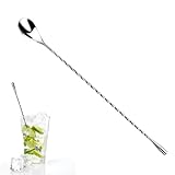 Barlöffel,Cocktail Löffel,Barlöffel Rühroffel Langer Cocktail Rührer...