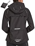 baleaf Fahrradjacke Damen Regenjacke Wasserdicht Atmungsaktiv Wanderjacke...