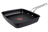 Tefal Jamie Oliver by E24541 Cooks | Classic Grillpfanne 23 x 27 cm Aluguss...