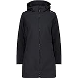 CMP - Damenparka mit Kapuze und Reißverschluss, Schwarz, M