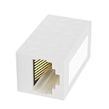 Wegiwuca Gold Plattierte RJ45 Koppler Metall Schirm Ethernet Extender Für...