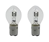 ShuoHui 2 Stück S2 12V 35/35W BA20d Biluxbirne KFZ Speziallampe NEU im...
