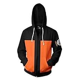 CHENMA Herren Anime Kakashi Itachi Akatsuki Langarm Bomberjacke mit...