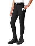 FitsT4 Sports Reithose Kinder Mädchen Reitleggings Reiterhosen Silikon...
