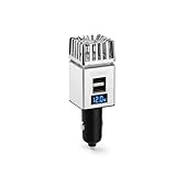 Technaxx Auto Luftreiniger mit Ionisator & 2×USB Ladeanschlüssen –...