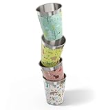 SIGG Kinderbecher Set (4 x 0.35 L), Trinkbecher für Kinder in 4 bunten...