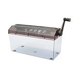 Manueller Aktenvernichter, A4, tragbar, mit Kurbel, für Zuhause, Büro,...