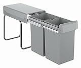 GROHE Blue Accessoires | Mülltrennsystem 30 cm - 15 l / 15 l | grau |...