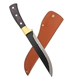 FIXOSHEE Professionelles Boniermesser mit Lederscheide Handgeschmiedet...