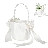 Lowats Hochzeit Blumenkorb mit Bowknot - Blumenmädchen & Blumenkinder Korb...