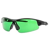 SUNGOOYUE Grow Room-Brille, LED-Schutzbrille, UV-Brille (Green)