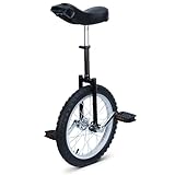 tonchean Einrad 16 Zoll Unicycle Balance Training Höhenverstellbar Einrad...