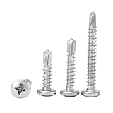 410 selbstbohrende Rundkreuzschrauben aus Edelstahl – M3,5, M4,2, M4,8,...