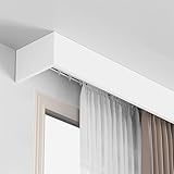Gardinenstange zur Deckenmontage mit Volant – elegante...