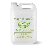 Natur Total Magnesium-Öl-Spray mit Aloe Vera - Weniger Juckreiz -...