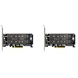 Rheross 2X PCI-E X8 Double Disk -Karte NVME M.2 M KEY...