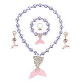 BESPORTBLE 1Satz Teiliges Perlenschmuck Set Meerjungfrau Design Halskette...
