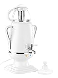 PEARL Samovar: Samowar-Teebereiter mit Glas-Teekanne, 2.300 Watt, 3,5 und...