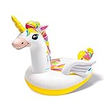 Intex: Mega Unicorn aufblasbarer Poolinsel-Schwimmer – (57291EP)...