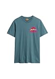 Superdry Herren Great Outdoor T-Shirt mit Grafikprint auf der Brust...