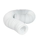 Airflow Ø125mm x 1M PVC Flexibler Lüftungsschlauch – Flexrohr für...