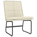 Finlon Lounge Chair – Grau 54 x 75 x 76 cm Kunstleder-Liegestuhl:...