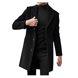 SIYAN Herren Mantel Wintermantel Slim Fit Business Winterjacke Warmer...