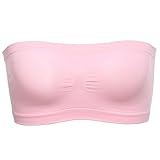 3PCS Frauen Nahtlose Bandeau Rohr Top Komfort Drahtlose Trägerlosen BHS...