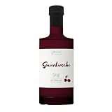 BIO Kirsch-Sirup - 350ml Genüssle Sauerkirschen Sirup vom Bodensee