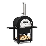 Klarstein Diavolo Napoletana Pizzaofen - Outdoor-Ofen mit Pizzastein,...