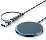 Mag-Safe Ladegerät 15W, JSAUX Wireless Charger Induktive Ladestation...