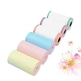 FUNOMOCYA 6 Stück Teiliges Buntes Thermopapier für Kassendrucker...