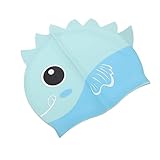VICASKY Schwimmkappe wasserdichte Bademütze mit Dinosaurier Design für...