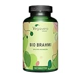 Brahmi Bio hochdosiert | 1.500 mg Bacopa monnieri | 2% Bacoside | Vegan &...