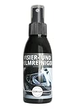Visier- und Helmreiniger Set, Reinigungsspray, Mikrofasertuch und...