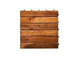 Woodtex Terrassenfliesen 30x30x2,4cm|klickfliesen Balkonfliesen aus...
