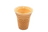 PJaspert Eiswaffeln | Waffelbecher 'Softeis Cup groß' 70xØ64mm (24...