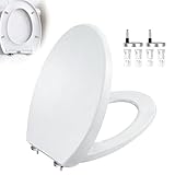 Toilettensitz mit Absenkautomatik, O-Form, Schnellverschluss für einfache...