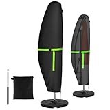 GEMITTO Sonnenschirm Schutzhülle mit Stab, Ampelschirm Schutzhülle...