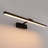 Klighten LED Spiegellampe Bad 61cm, 180 Grad Drehung Wandleuchte für bad...