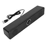 Xiuganpo USB-Computerlautsprecher, Klarer Klang, Desktop-Soundbar für PC,...