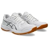 ASICS Damen Upcourt 6 Sneaker, White/Pure Silver, 41.5 EU