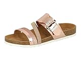 Lico Bioline Fashion Damen Pantoletten, Rosegold, 38 EU