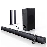 MEREDO 180W Abnehmbare 2-in-1-Soundbar für tv geräte 2.1 Soundbar mit...