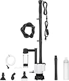 AQQA Aquarium Sauger, 8 in 1 Upgrade Mulmsauger Aquarium Elektrisch, 30W...