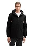 TOM TAILOR Denim Herren 1041348 Technical Winterjacke mit Kapuze,...