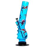 Acryl Big Bong 32cm Kunststoff Bong Rauchen Rohr für Wasser Bongs...
