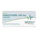 PARACETAMOL 500 mg Tabletten Bodfeld Apotheke 20 St - bei leichten bis...