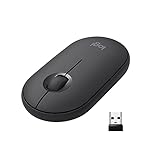 Logitech M350 Pebble Kabellose Maus, Bluetooth und 2.4 GHz Verbindung via...