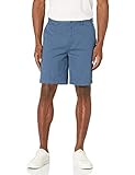 Amazon Essentials Herren Shorts, Klassischer Schnitt, 23 cm, Blau, 36W